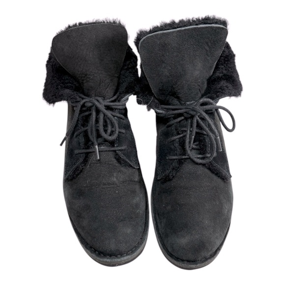 Ugg Quicy Black Boots Size 7.5 - Picture 2 of 8